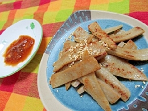 黒はんぺん炒め♡梅醤油ダレ付き